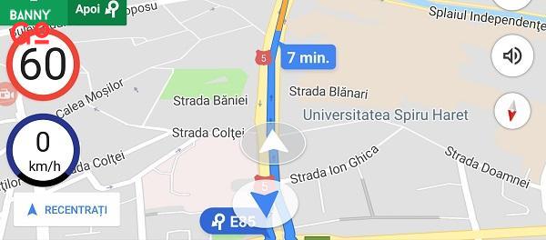 Google Haritalar Hız Sınırı