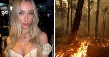 Kaylen Ward, Avustralya Orman Yangınlarına Bağış için Çıplak Fotoğraflar Gönderiyor
